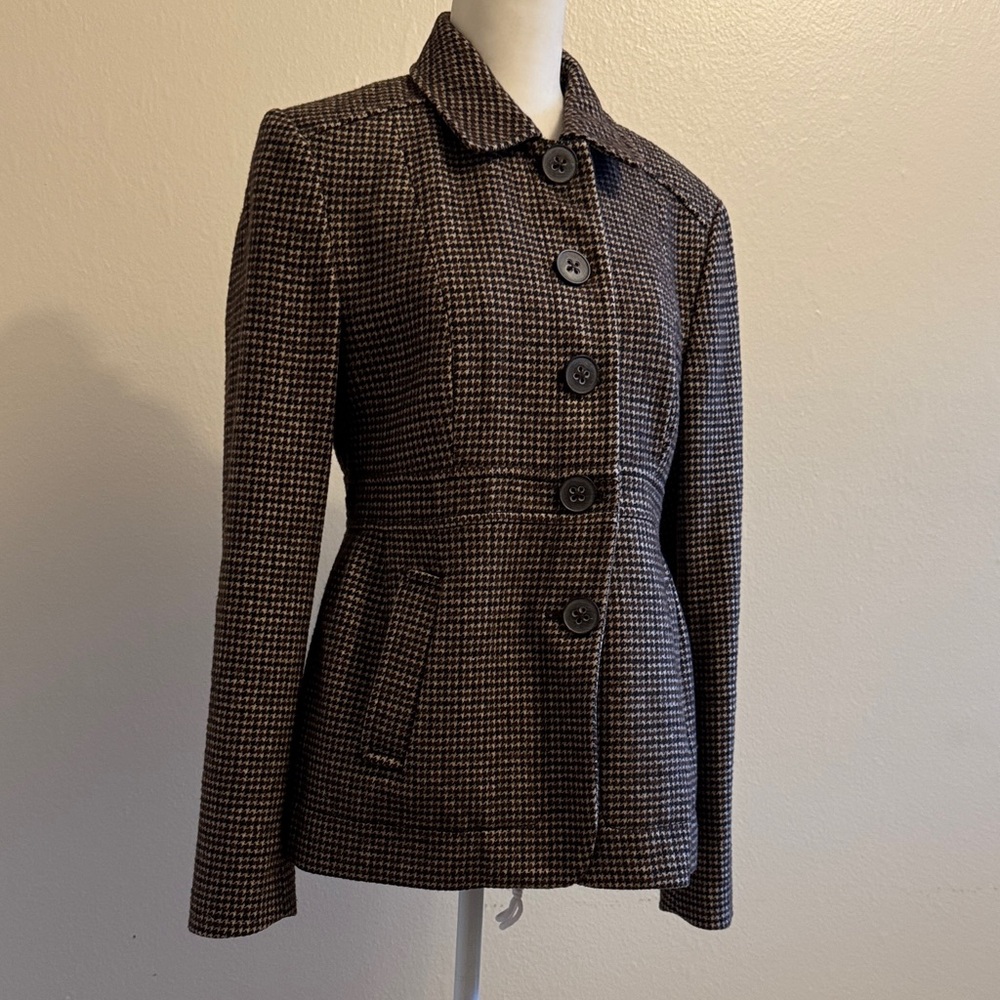 Banana Republic Brown Tweed Jacket